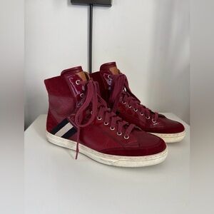 Bally Men’s Oldani Leather Sneakers, Size US 8 D